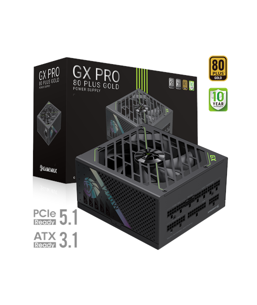 Gamemax Power Supply, 80 PLUS, Gold | GX PRO 1250G | 1250 W