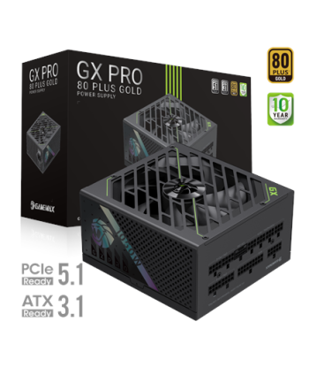 Gamemax Power Supply, 80 PLUS, Gold | GX PRO 1050G | 1050 W