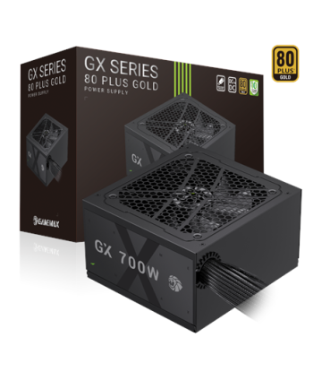 Gamemax Power Supply, 80 PLUS, Gold | GX 700G | 700 W