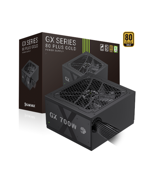 Gamemax Power Supply, 80 PLUS, Gold | GX 700G | 700 W