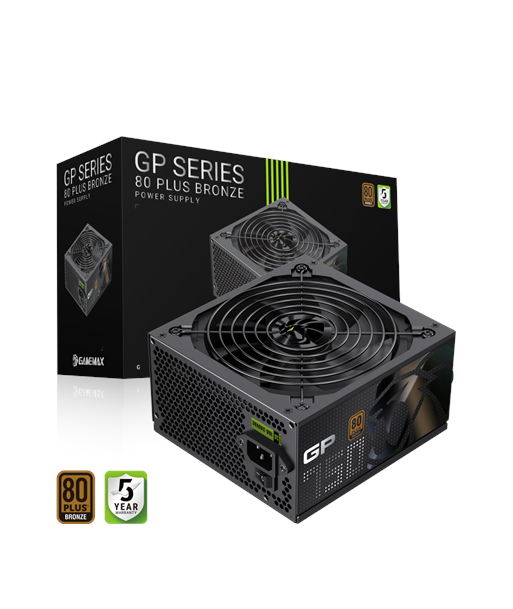 Gamemax Power Supply, 80 PLUS, Bronze | GP 750B | 750 W