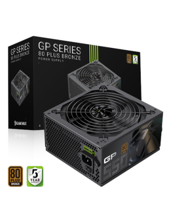 Gamemax Power Supply, 80 PLUS, Bronze | GP 550B | 550 W