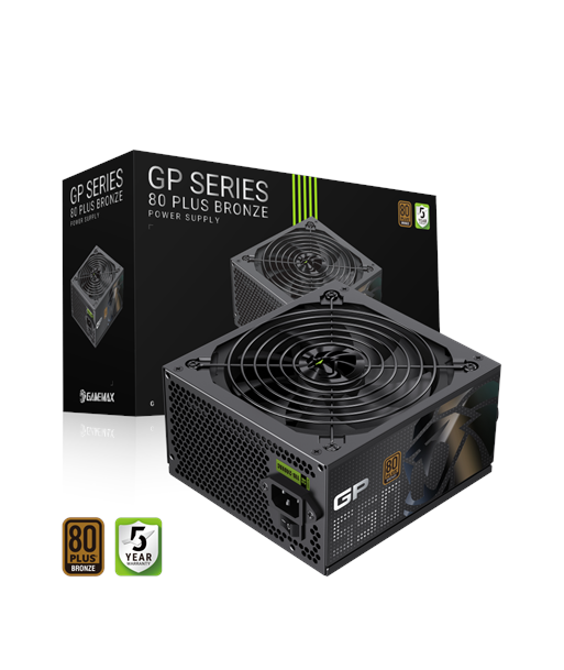Gamemax Power Supply, 80 PLUS, Bronze | GP 550B | 550 W