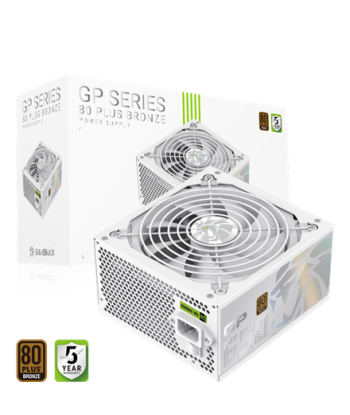 Gamemax Power Supply, 80 PLUS, Bronze | GP 650B WH | 650 W
