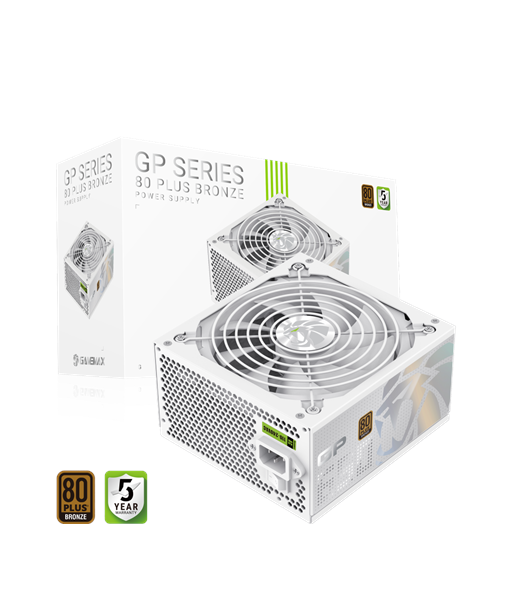Gamemax Power Supply, 80 PLUS, Bronze | GP 650B WH | 650 W