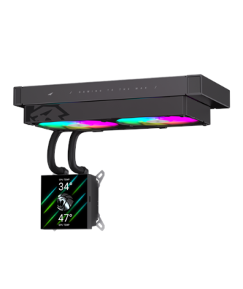 Gamemax CPU Liquid Cooler | GLACIER 240 LCD BK | Intel, AMD