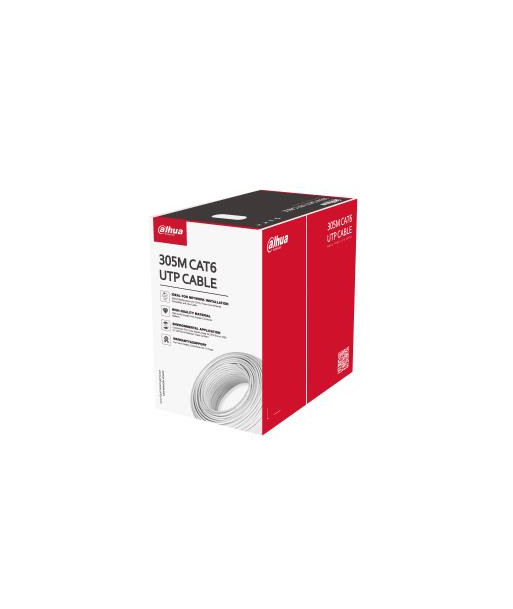 CABLE CAT6 UTP 305M WHITE/PFM923I-6UN-C DAHUA
