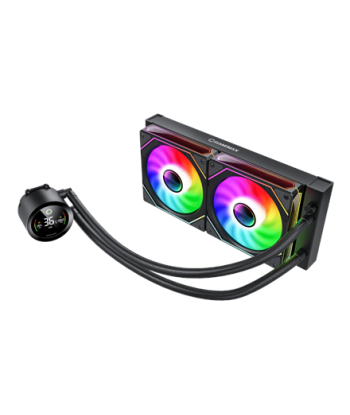 Gamemax, CPU Liquid cooler, ICEBURG 240 DIGITAL, Black