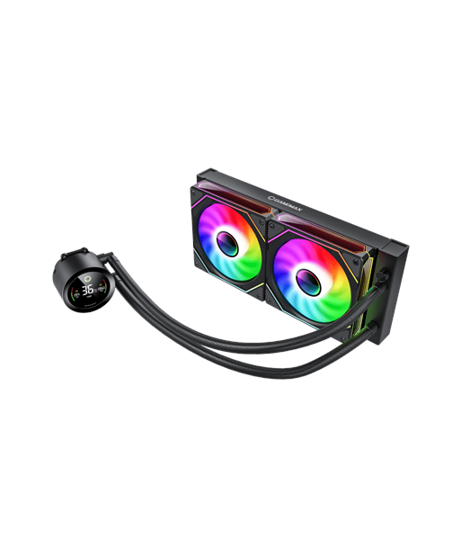 Gamemax, CPU Liquid cooler, ICEBURG 240 DIGITAL, Black