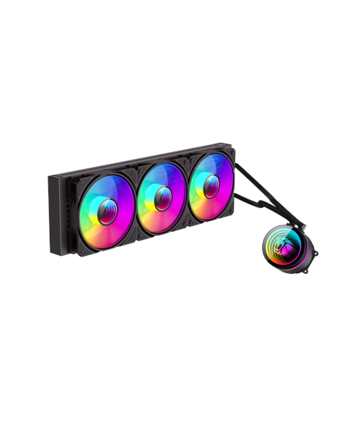 Gamemax, CPU Liquid cooler, ICEBURG 360 INFINITY, Black