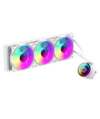 Gamemax, CPU Liquid cooler, ICEBURG 360 INFINITY, White
