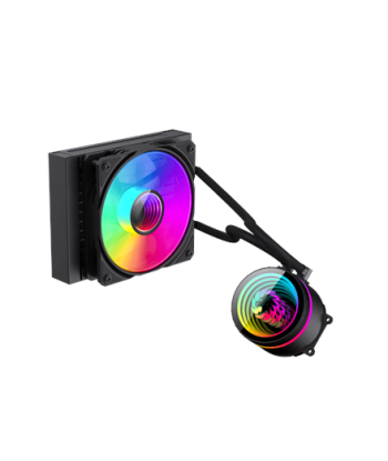 Gamemax, CPU Liquid cooler, ICEBURG 120, Black