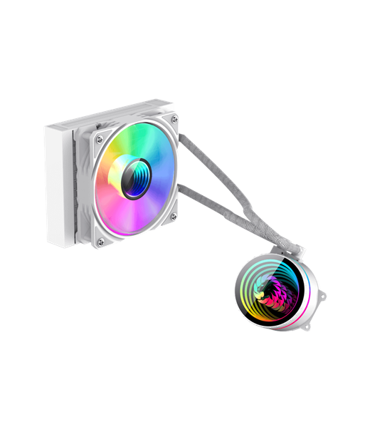 Gamemax, CPU Liquid cooler, ICEBURG 120, White