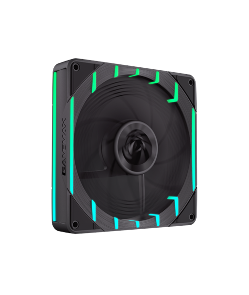 Gamemax, Case fan, TORNADO T12 ARGB-R, Black