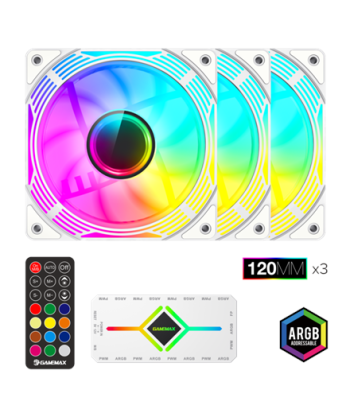 Gamemax, Case fan, KF300 BK, White