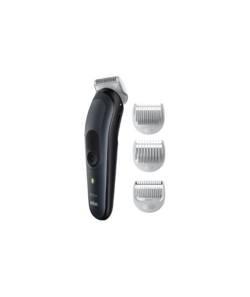 Braun Body Groomer, BG3340, Cordless, Black/Grey