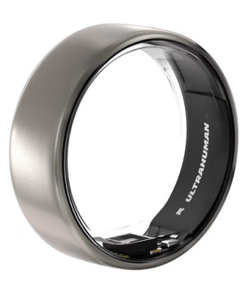 Ultrahuman Ring Air Raw Titanium Size 8 | Ultrahuman