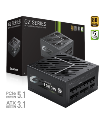 Gamemax Power Supply, 80 PLUS, Gold | GZ 1000G | 1000 W