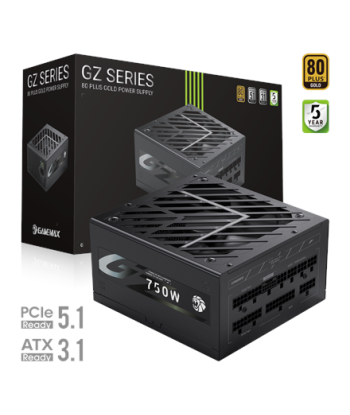 Gamemax Power Supply, 80 PLUS, Gold | GZ 750G | 750 W