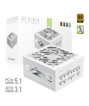 Gamemax Power Supply, 80 PLUS, Gold | GZ 850G WH | 850 W