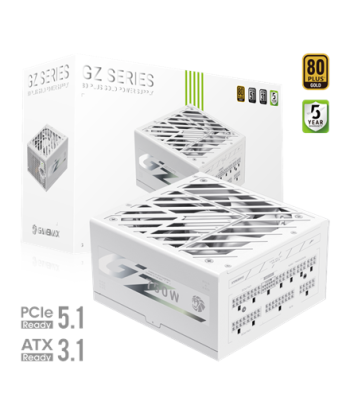 Gamemax Power Supply, 80 PLUS, Gold | GZ 750G WH | 750 W
