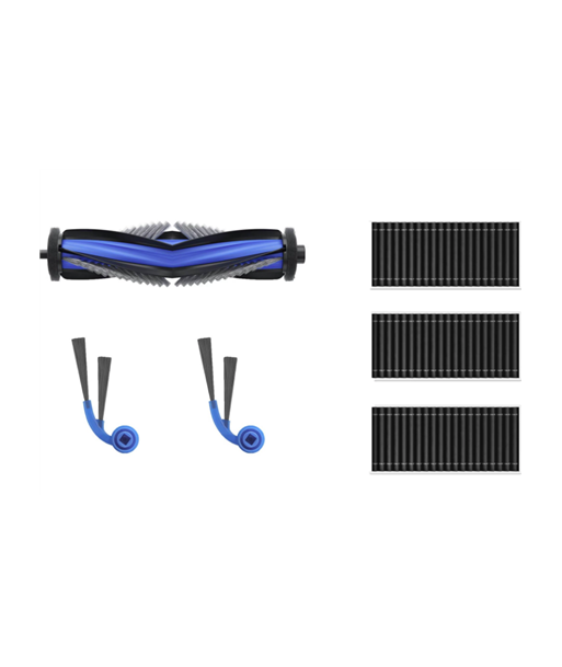 Ecovacs DKT060214 Service Kit for DEEBOT T80 Family, 1x Anti-Tangle Main Brush, 2 Anti-Tangle Side Brushes, 3x Antibacterial