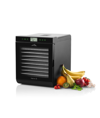 ETA, Fruit dryer, Vital Air II ETA230290000, Power 650 W, Number of trays 10, Temperature control, Integrated timer, Black