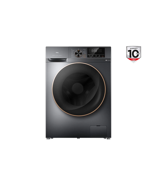 TCL Washing machine with dryer, CP1012SA0, Energy efficiency class A/E, Front loading, Washing capacity 10 kg, 1200 RPM, Depth