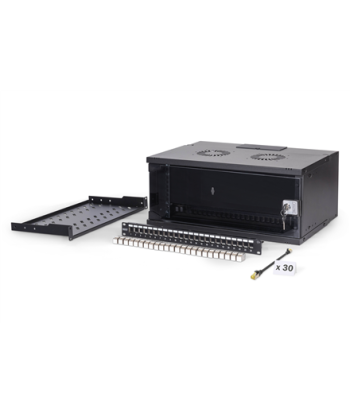 Digitus SOHO Pro network set, 483 mm (19") 4U, 540 x 400 mm | DN-49201-SET | Black