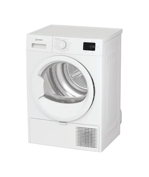 INDESIT Dryer Machine, C YSD 72D WW EE, Energy efficiency class E, Front loading, 7 kg, Heat pump, Digital, Depth 54.5 cm