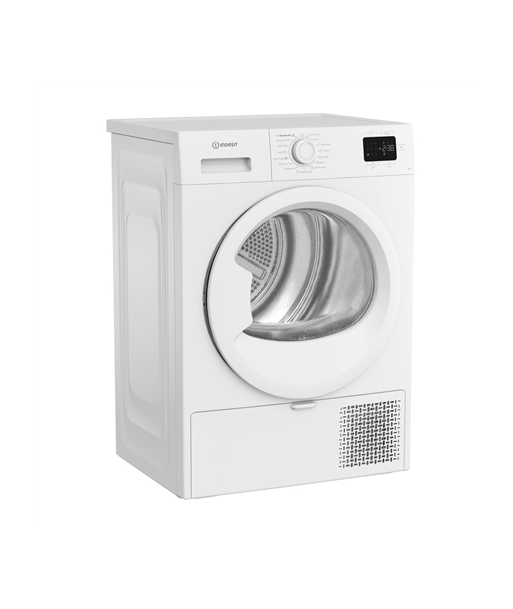 INDESIT Dryer Machine, C YSD 83D WW EE, Energy efficiency class D, Front loading, 8 kg, Heat pump, LED, Depth 54.5 cm, White