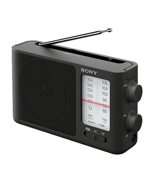 Sony, Analog Radio, ICF-506, 5 W, Black