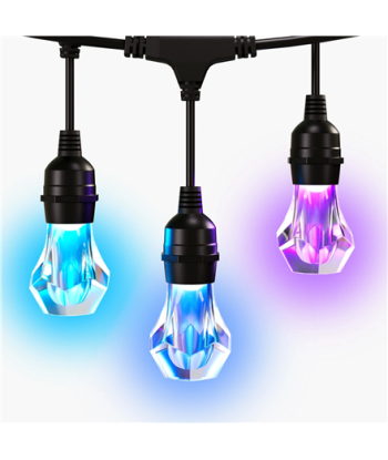 Nanoleaf Essentials Matter Smart Multicolour Outdoor String Lights Expansion 15m | 16M+