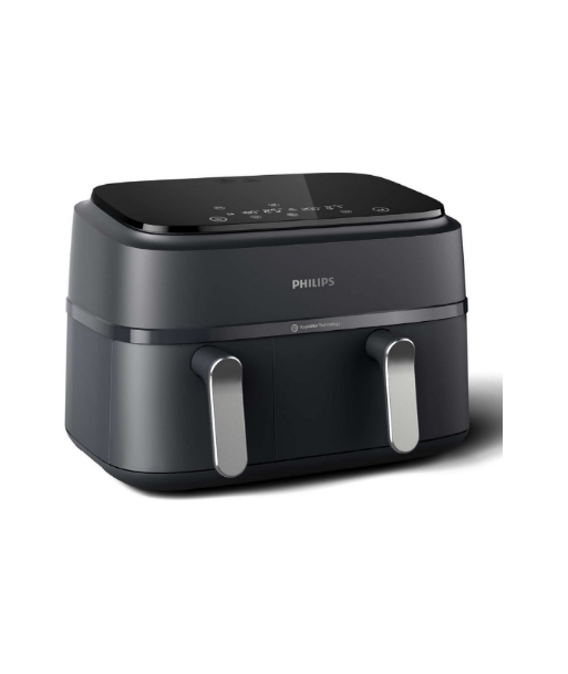 Kuumaõhufritüür Philips Dual Basket, NA351/00 3000 Series, Power 2750 W, Capacity 9 L, Rapid Air technology, Black