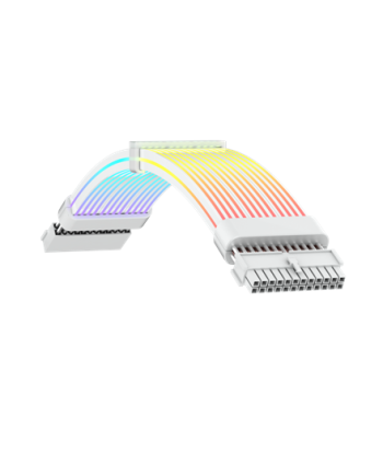 Gamemax, PSU Extension cable, MB 24PIN-B, White
