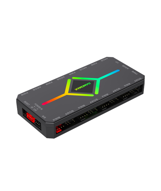 Gamemax, Remoter control, V4.0 ARGB PWM HUB BK, Black, Gamemax