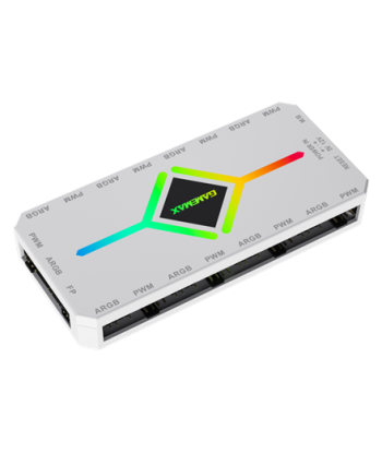 Gamemax, Remoter control, V4.0 ARGB PWM HUB BK, White, Gamemax