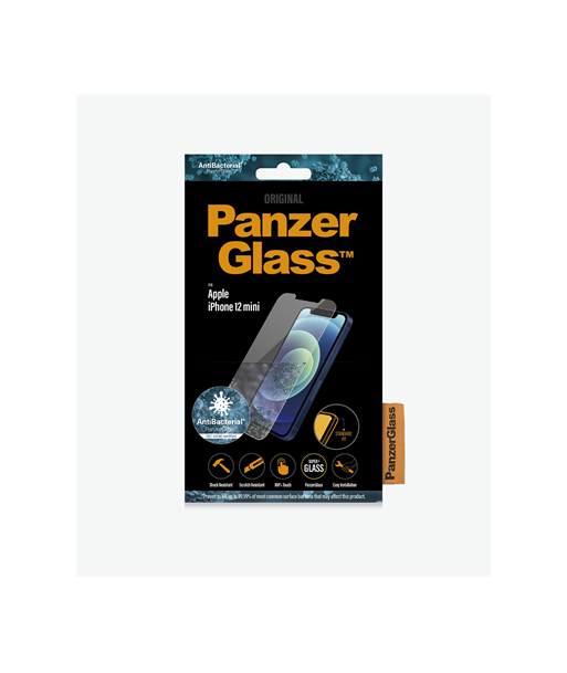 PanzerGlass ekraanikaitse iPhone 12 Mini jaoks - Läbipaistev PanzerGlass ekraanikaitse iPhone 12 Mini jaoks - Läbipaistev