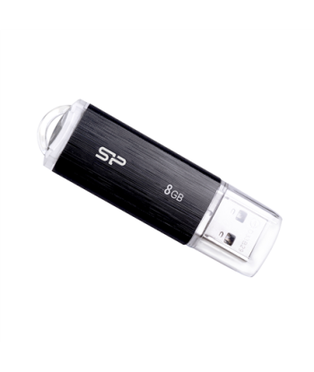 Silicon Power Ultima U02 8GB USB 2.0 Flash Drive - Black