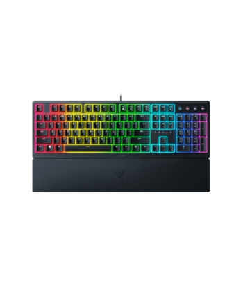Razer, Ornata V3, Gaming Keyboard, Wired, RGB LED light, US, Black, Mecha-Membrane