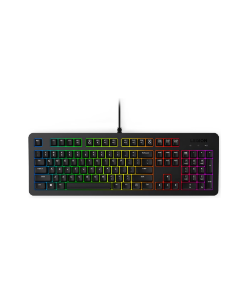 Klaviatuur Lenovo Legion K310 RGB, Gaming, Wired, Nordic, Membrane