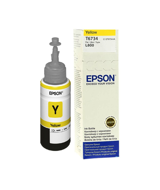 Epson T6734 Ink bottle 70ml Ink Cartridge, Yellow Epson T6734 Ink bottle 70ml Ink Cartridge, Yellow
