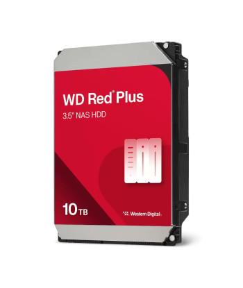 HDD WESTERN DIGITAL Red Plus 10TB SATA 512 MB 7200 rpm 3,5" WD100EFGX