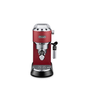 Delonghi, Dedica Espresso Coffee Maker, EC685.R, Pump pressure 15 bar, Built-in milk frother, Semi-automatic, 1300 W, Red