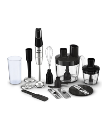 Блендер TEFAL, Blender, Infinity Force Pro 5in1 HB95LD38, 1200 W, Number of speeds Variable, Black/Stainless steel
