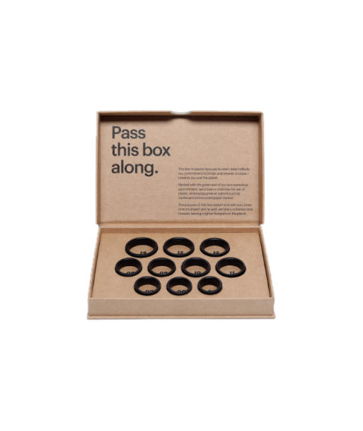 Ultrahuman Smart ring try-on sizing kit | UH-RA-SSK | Black