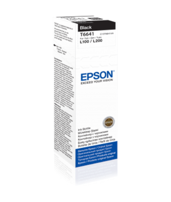 Чернила Epson T6641 Black (70 мл)