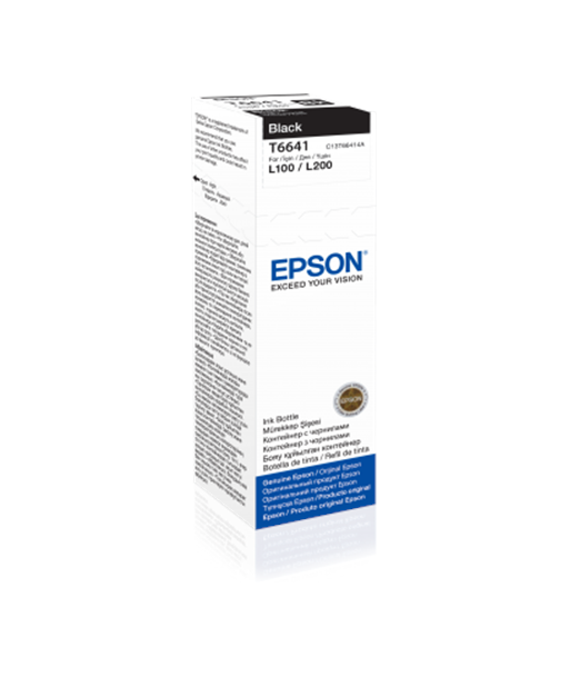 Epson T6641 Ink bottle 70ml Ink Cartridge, Black