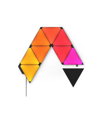Nanoleaf, Shapes Black Triangles Starter Kit (9 panels), 42 W, WiFi