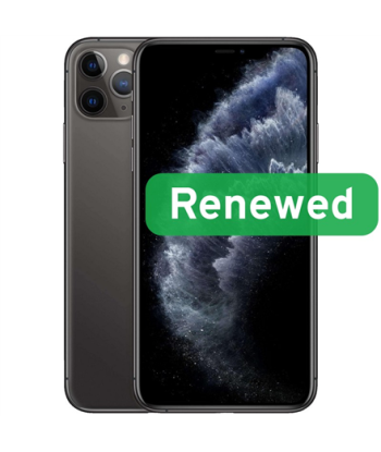Grade C, Apple iPhone 11 Pro, 5.8" Super Retina OLED, 4G, 256GB, Space Gray, iOS, Apple Renewed